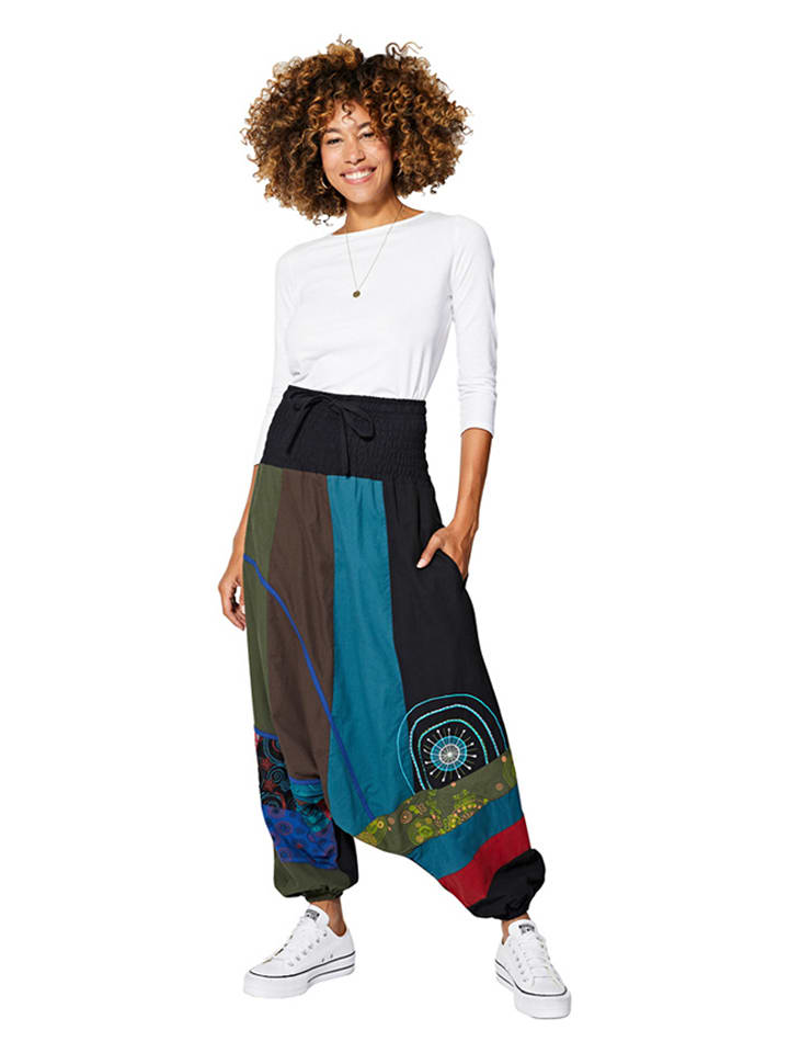 Aller Simplement Spodnie ze wzorem rozmiar: 38/40