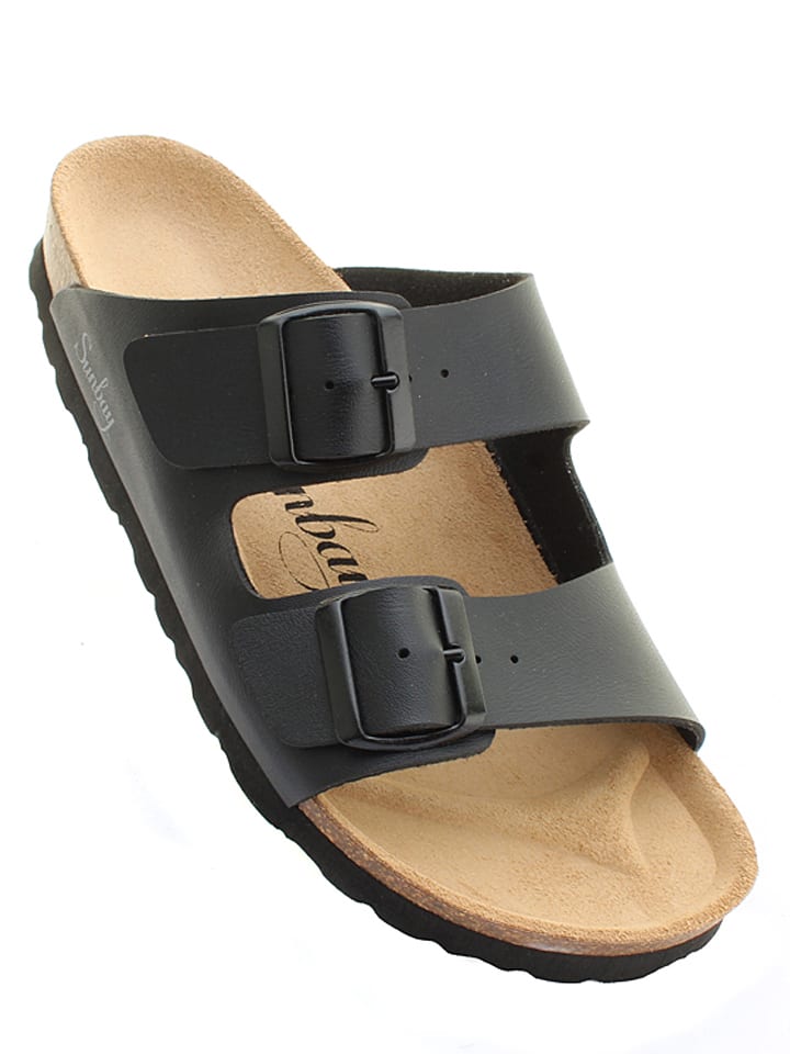 Sunbay Klapki "Trefle" w kolorze czarnym rozmiar: 41