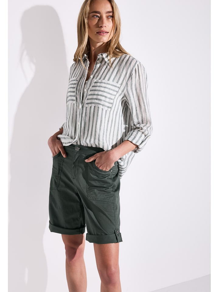 Street One Bermudy w kolorze ciemnozielonym rozmiar: W44