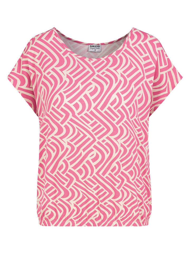 Sublevel Koszulka w kolorze jasnoróżowym rozmiar: XXL