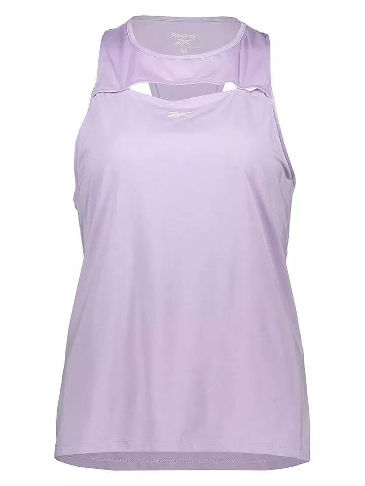 Reebok Top sportowy "Athletic" w kolorze fioletowym rozmiar: S