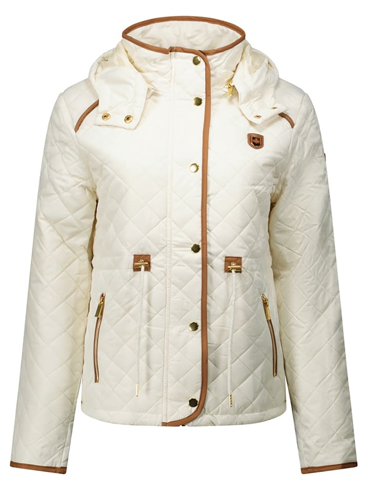 ANAPURNA Kurtka pikowana "Doyatuana" w kolorze kremowym rozmiar: M