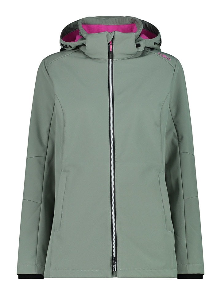 CMP Kurtka softshellowa w kolorze zielonym rozmiar: 34