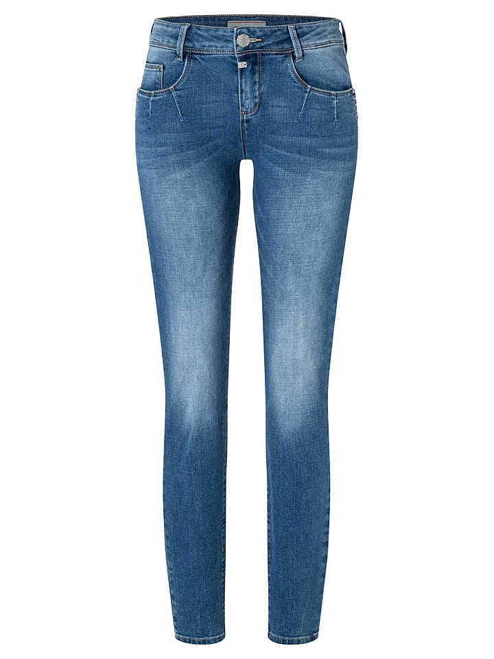 Timezone Dżinsy "Nori" - Slim fit - w kolorze niebieskim rozmiar: W27/L30