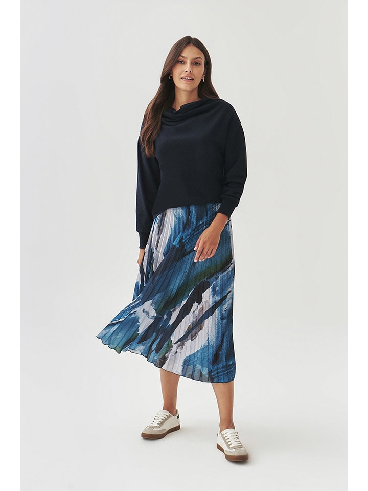 TATUUM Spódnica w kolorze czarno-biało-niebieskim rozmiar: XXL