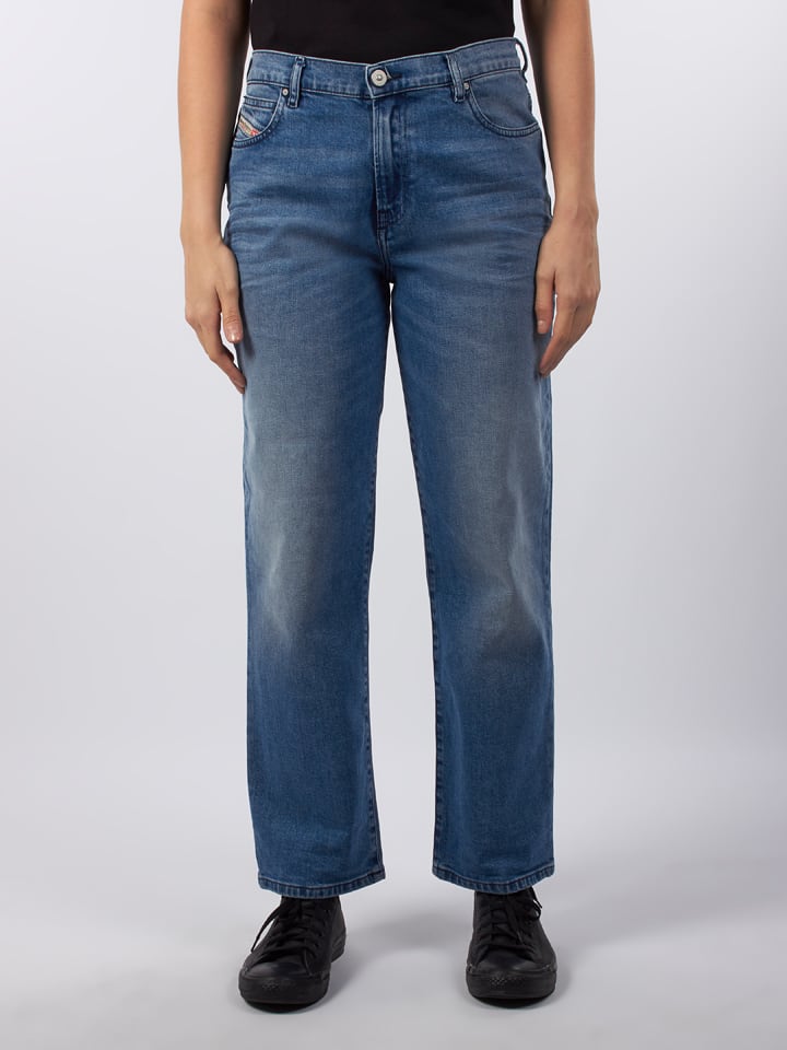 Diesel Clothes Dżinsy "Niclah" - Regular fit - w kolorze niebieskim rozmiar: W23/L32