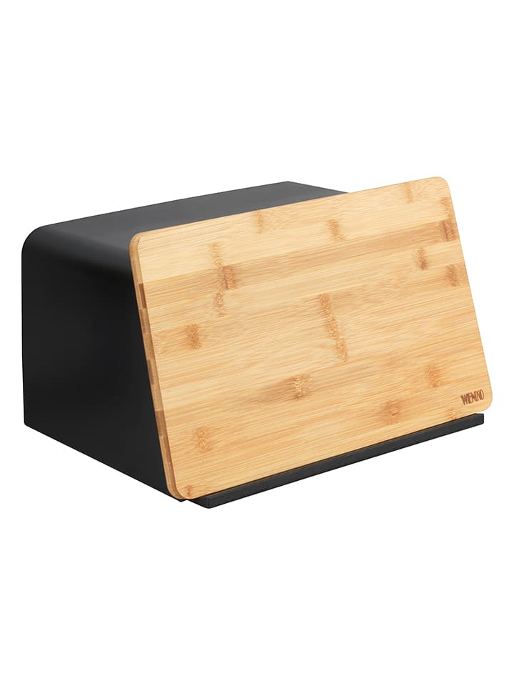 Wenko Chlebak w kolorze czarnym - 35 x 20,5 x 26 cm rozmiar: onesize