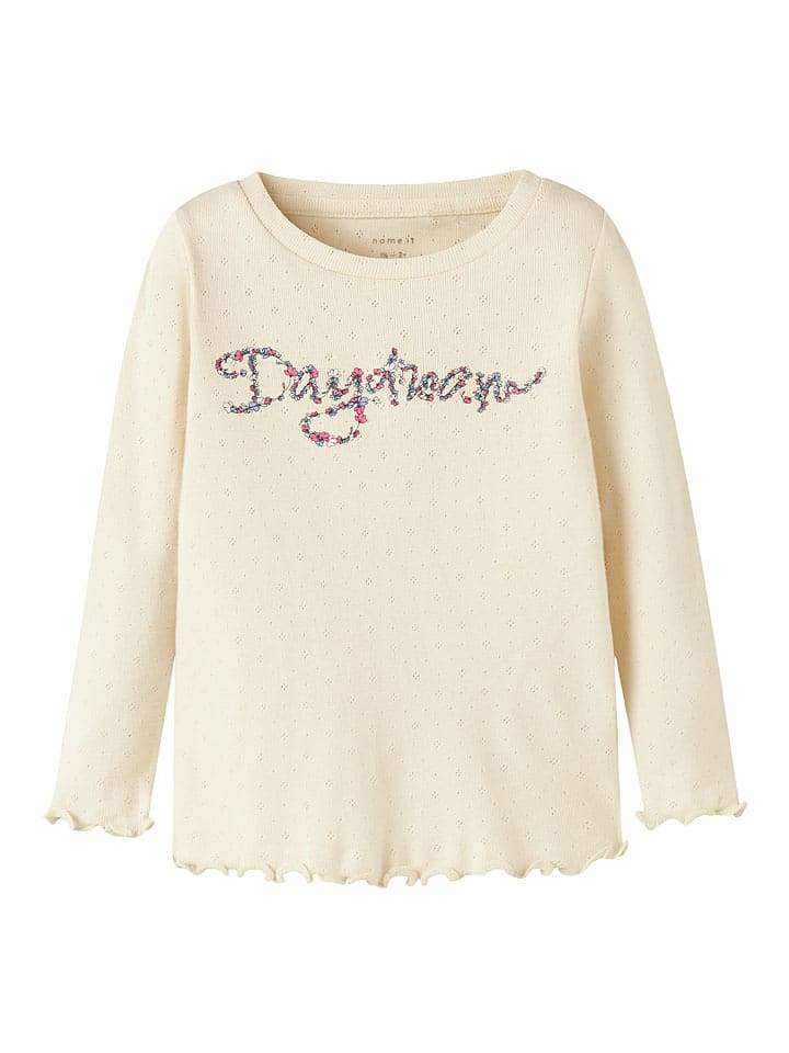 name it Koszulka w kolorze kremowym rozmiar: 104