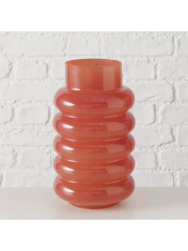 Boltze Wazon "Ribbo" w kolorze ciemnoróżowym - wys. 26 x Ø 15 cm rozmiar: onesize