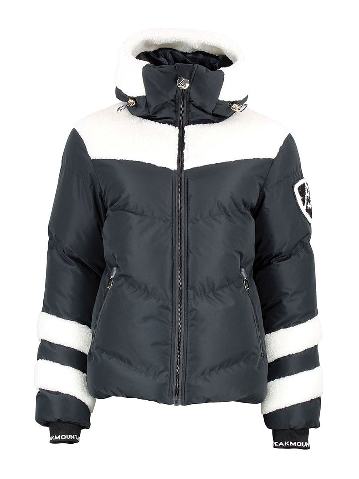 Peak Mountain Kurtka narciarska "Alibi" w kolorze czarno-białym rozmiar: S