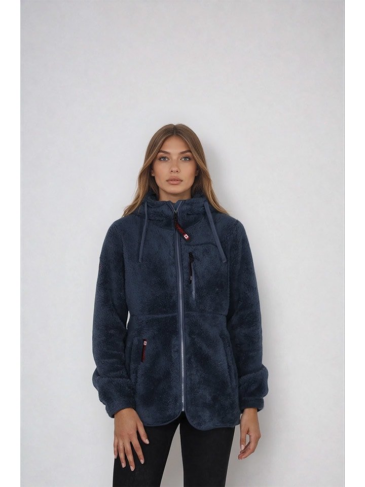 CANADA weather gear Kurtka polarowa w kolorze granatowym rozmiar: S