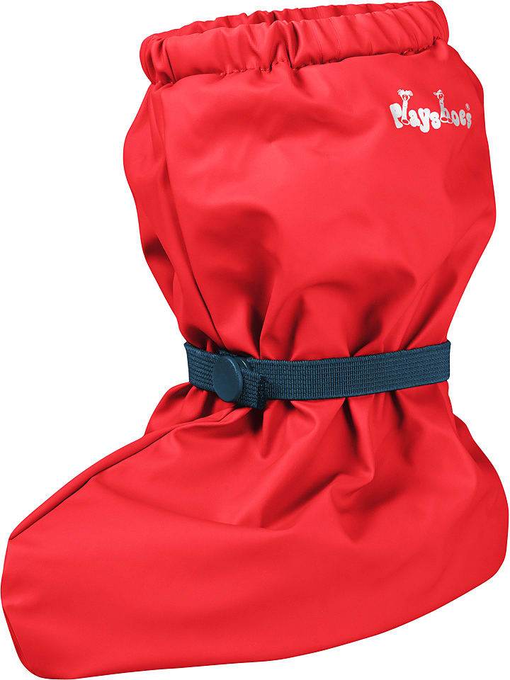 Playshoes Nakładki przeciwdeszczowe w kolorze czerwonym na buty rozmiar: 98/104