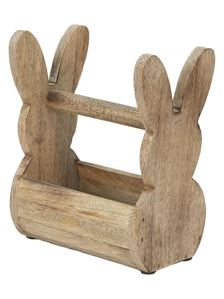 Clayre & Eef Skrzynka w kolorze jasnobrązowym - 16 x 20 x 10 cm rozmiar: onesize