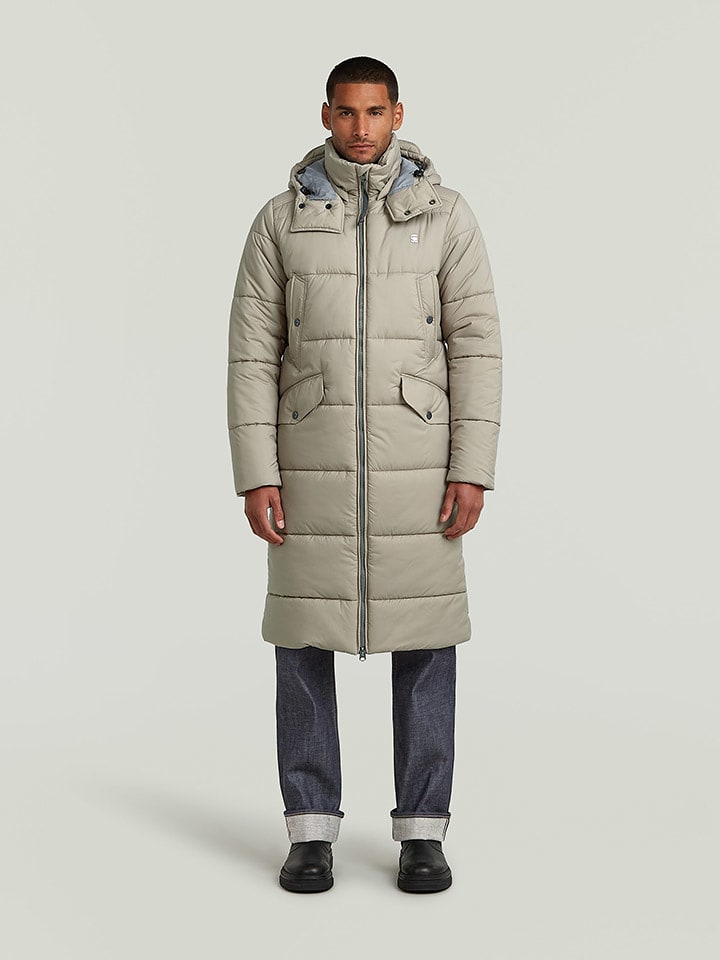 G-Star Płaszcz zimowy w kolorze beżowym rozmiar: M