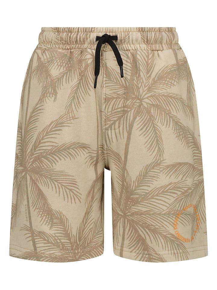 Vingino Szorty dresowe "Ramlo" w kolorze beżowym rozmiar: 128