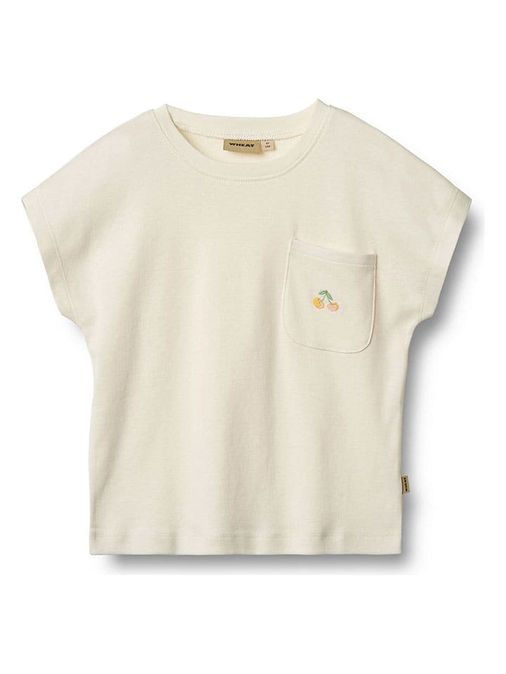 Wheat Koszulka "Signe" w kolorze kremowym rozmiar: 98