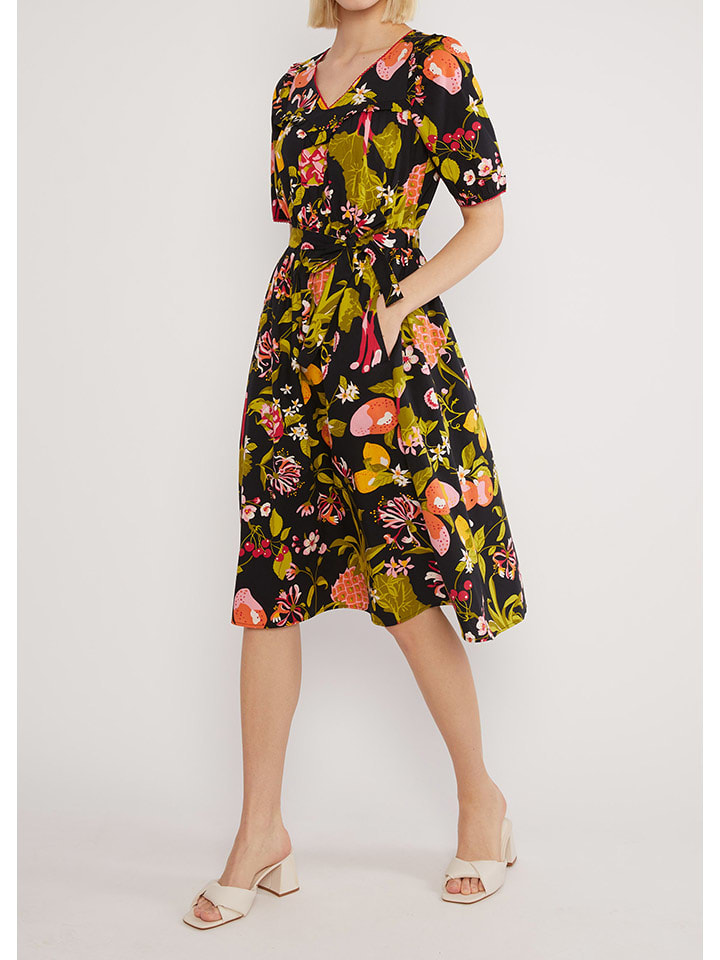 Blutsgeschwister Sukienka "Romancetutti" w kolorze zielono-czarnym rozmiar: XS