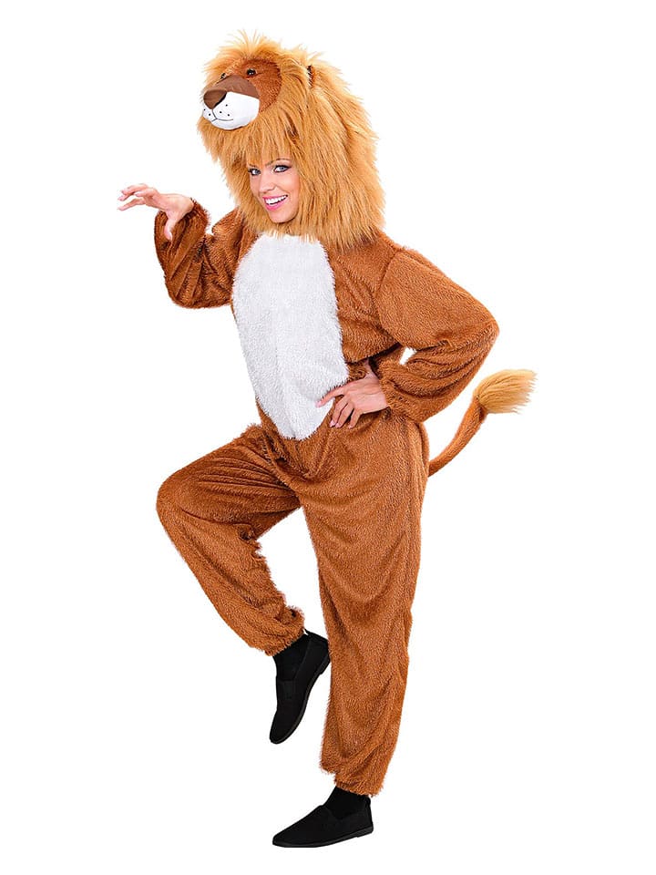 Carnival Party Kostium "Lion" w kolorze jasnobrązowo-białym rozmiar: M