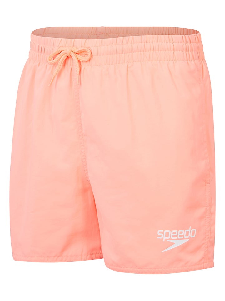 Speedo Szorty kąpielowe "Essentials" w kolorze brzoskwiniowym rozmiar: M