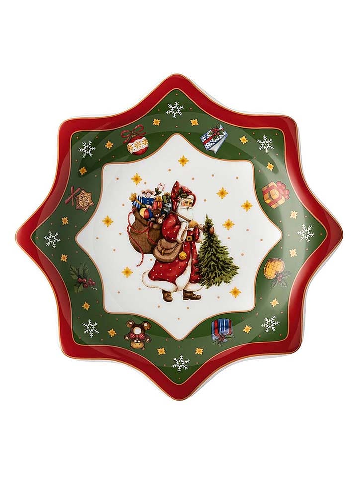 Hutschenreuther Miska w kolorze zielono-czerwonym - Ø 20 cm rozmiar: onesize