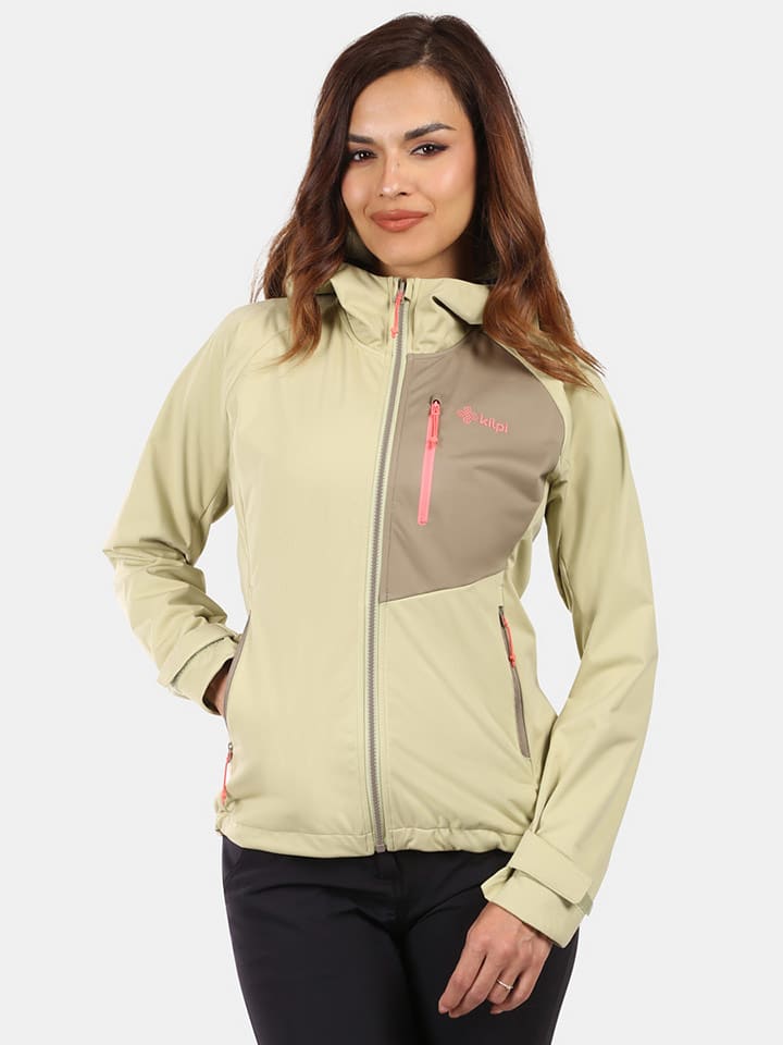 Kilpi Kurtka softshellowa "Beltra" w kolorze beżowym rozmiar: 36