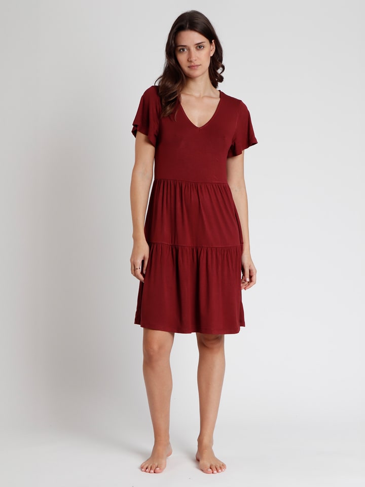 admas Sukienka w kolorze bordowym rozmiar: S