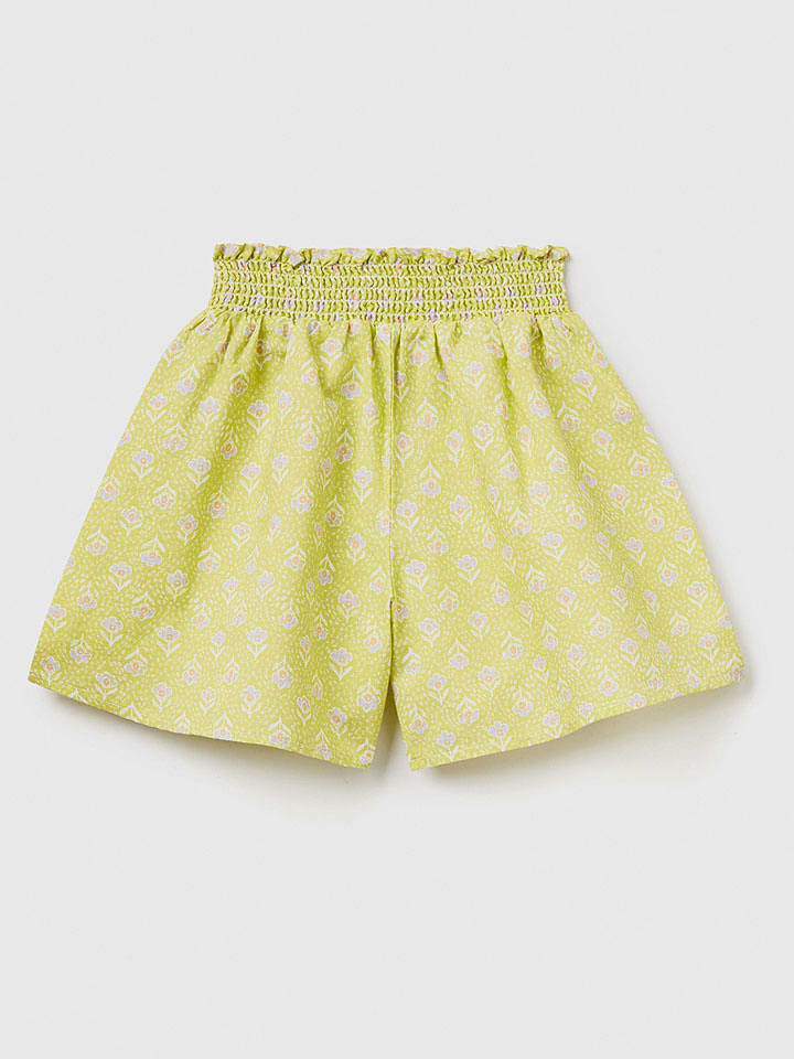 Benetton Lniane szorty w kolorze żółtym rozmiar: 160