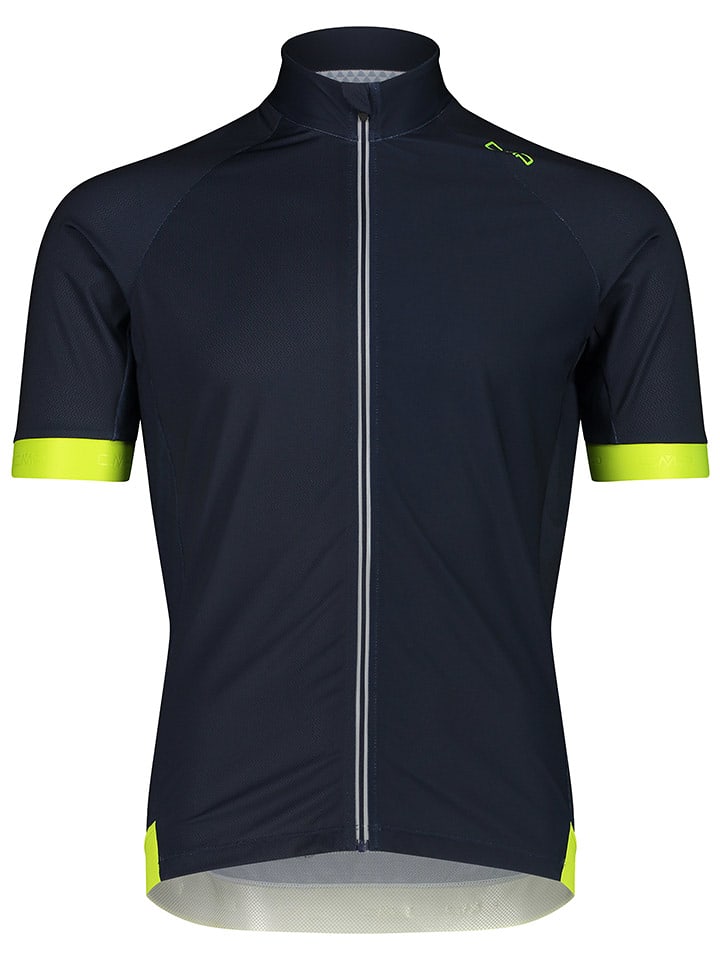 CMP Koszulka kolarska w kolorze granatowo-żółtym rozmiar: 50