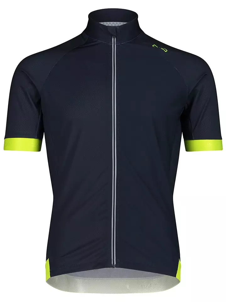 CMP Koszulka kolarska w kolorze granatowo-żółtym rozmiar: 50