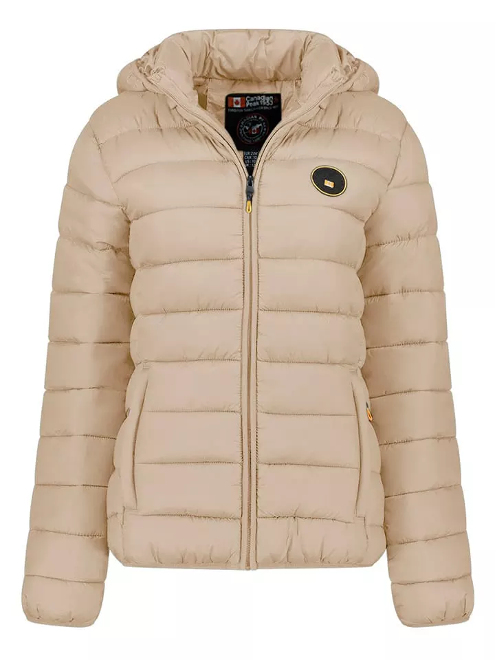 Canadian Peak Kurtka pikowana "Atikamapeak" w kolorze beżowym rozmiar: L