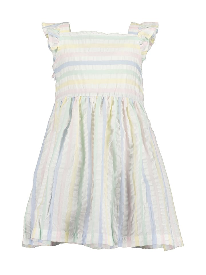 Blue Seven Sukienka w kolorze białym ze wzorem rozmiar: 98