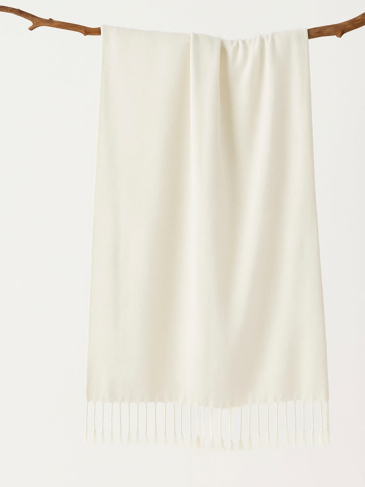 Samimi Chusta hammam w kolorze kremowym - 180 x 100 cm rozmiar: onesize