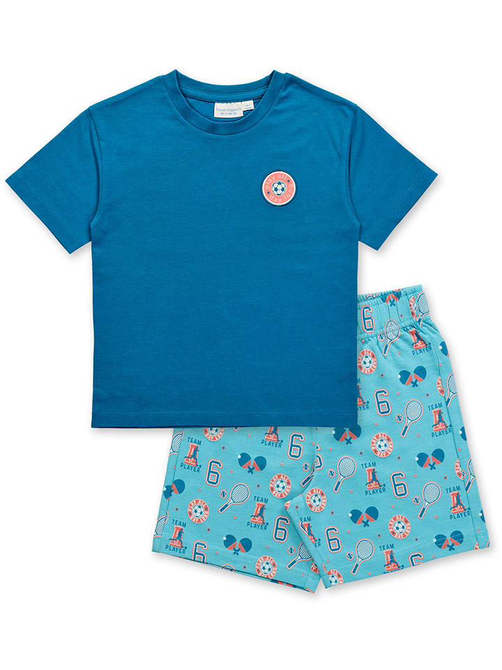 Sense Organics Piżama w kolorze niebieskim rozmiar: 122/128