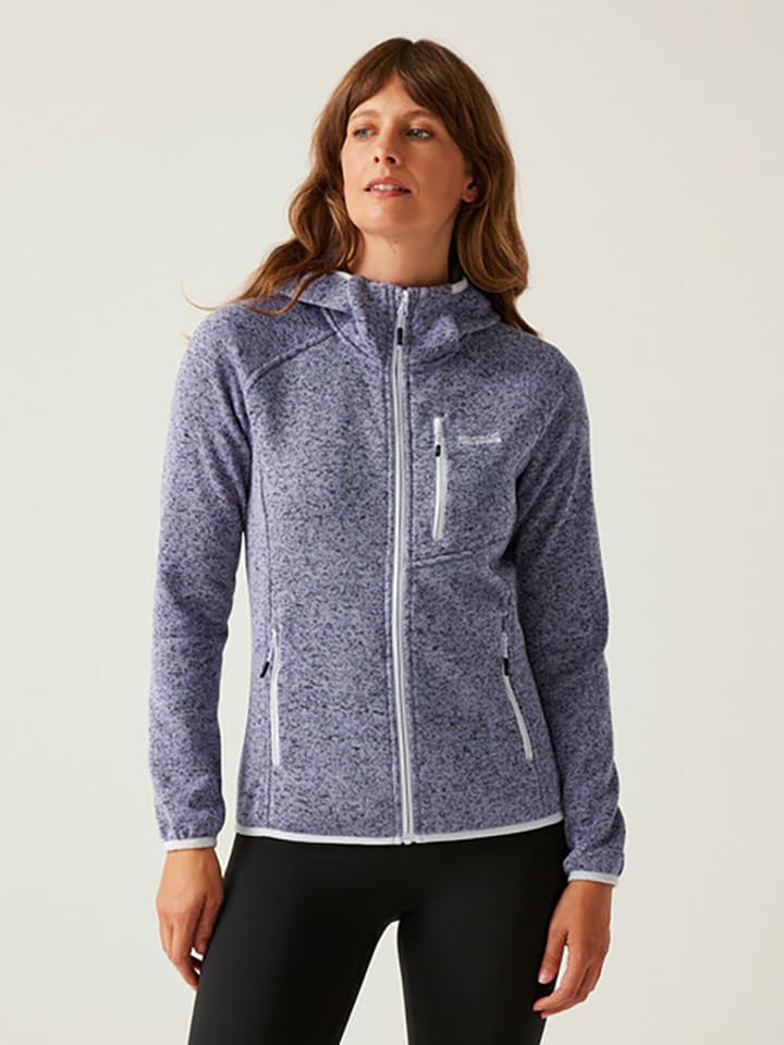 Regatta Kurtka polarowa "Newhill II" w kolorze fioletowo-białym rozmiar: 40