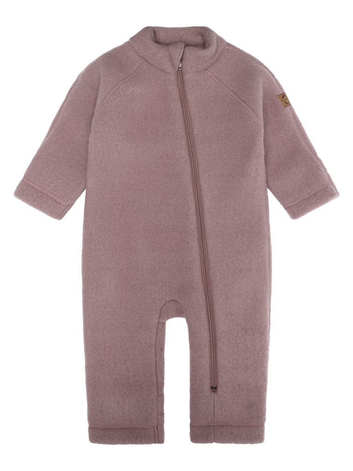 mikk-line Wełniany kombinezon w kolorze szaroróżowym rozmiar: 80