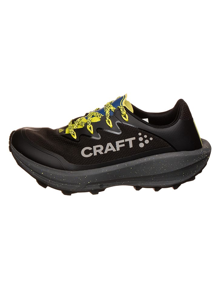 Craft Buty "CTM Ultra Carbon Race Rebel" w kolorze czarno-żółtym do biegania rozmiar: 40 3/4