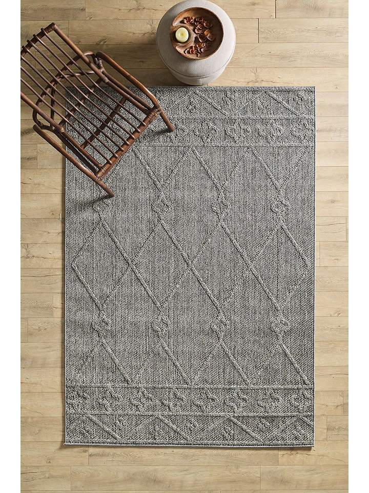 Conceptum Hypnose Dywan zewnętrzny "Patara" w kolorze szarym rozmiar: 140x200 cm