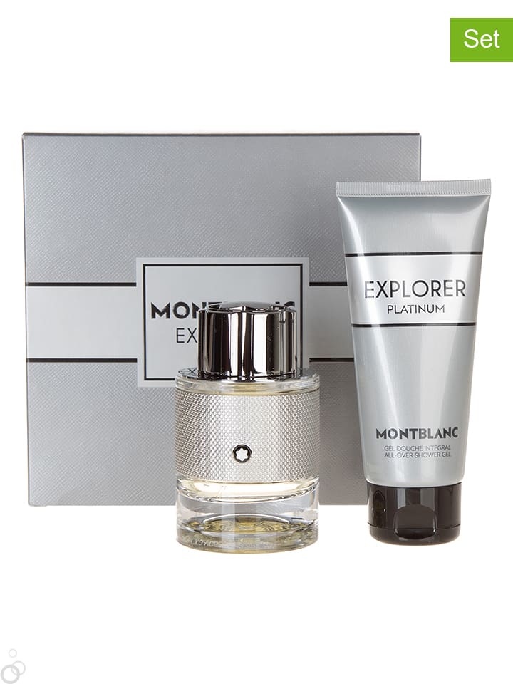 Montblanc 2-częściowy zestaw "Explorer Platinum" rozmiar: onesize
