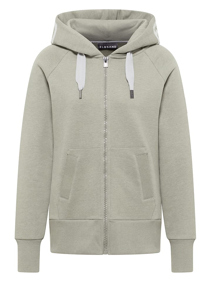 ELBSAND Bluza "Kelina" w kolorze beżowym rozmiar: L