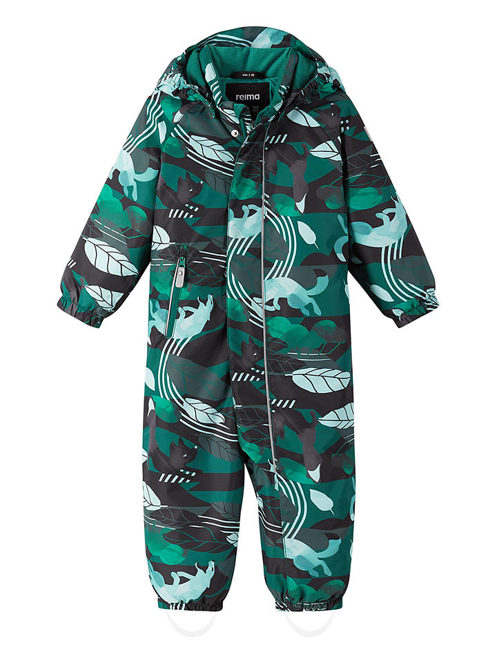 Reima Kombinezon zimowy "Puhuri" w kolorze zielonym rozmiar: 80