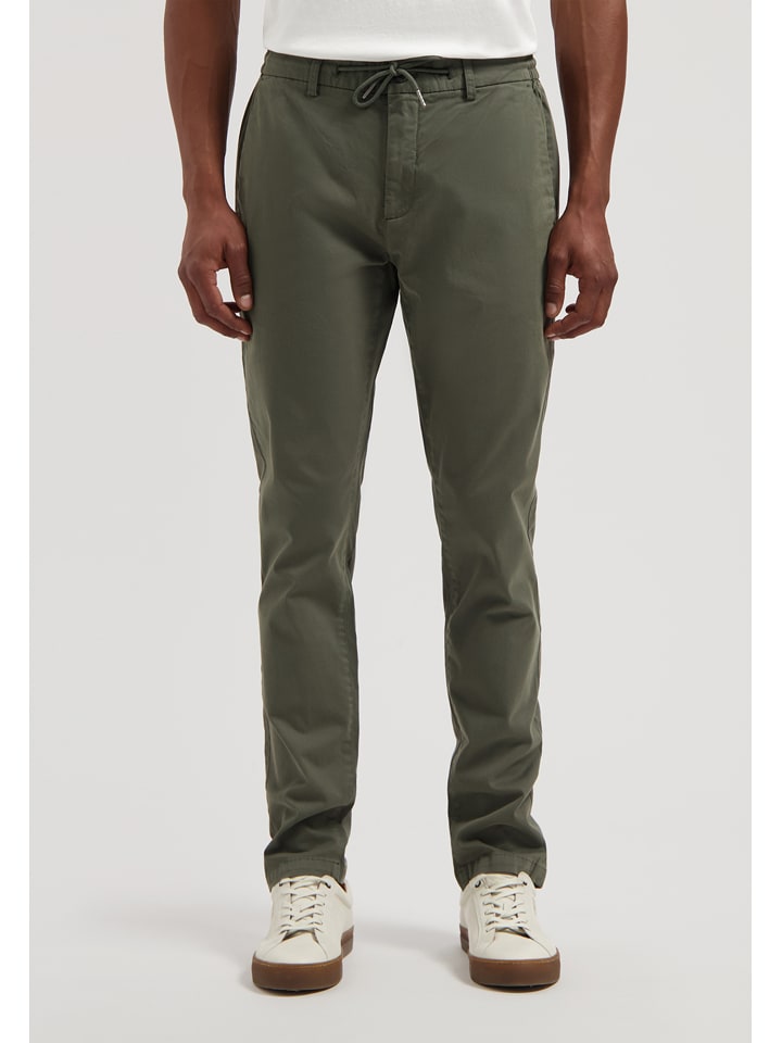 DSTREZZED Spodnie chino w kolorze khaki rozmiar: W32