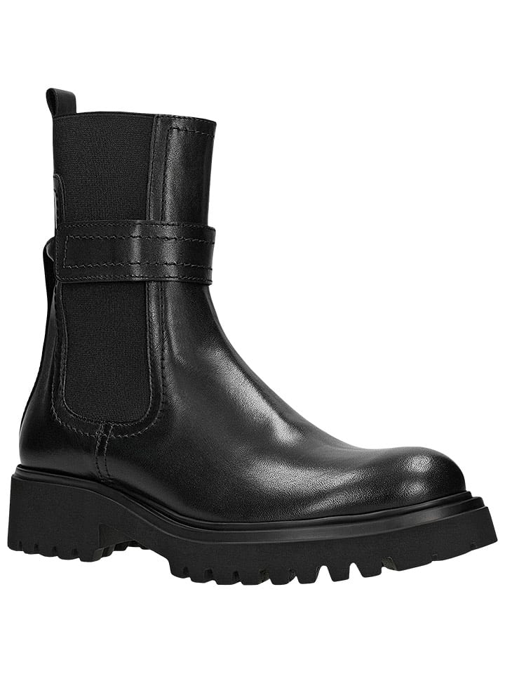 Wojas Skórzane sztyblety w kolorze czarnym rozmiar: 37