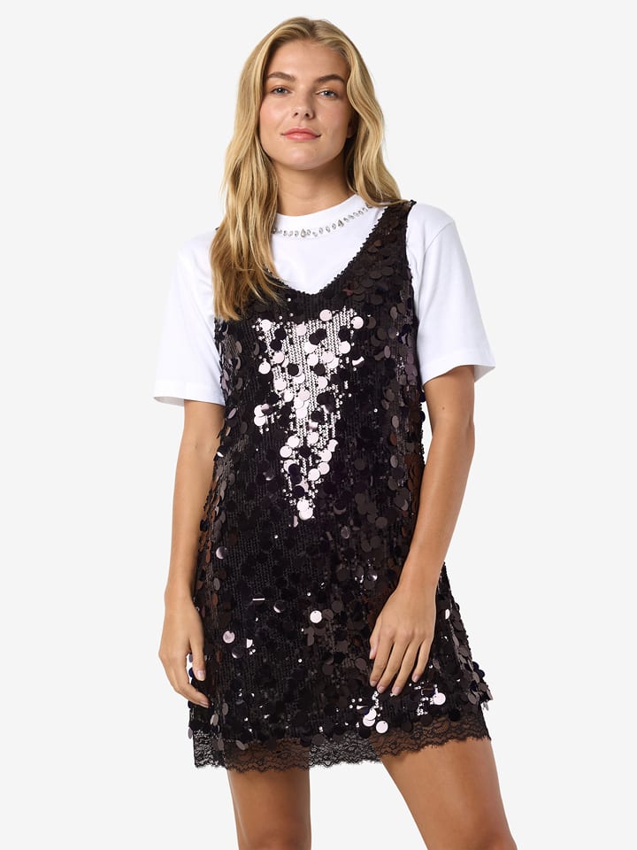 Noisy may Sukienka w kolorze czarnym rozmiar: S