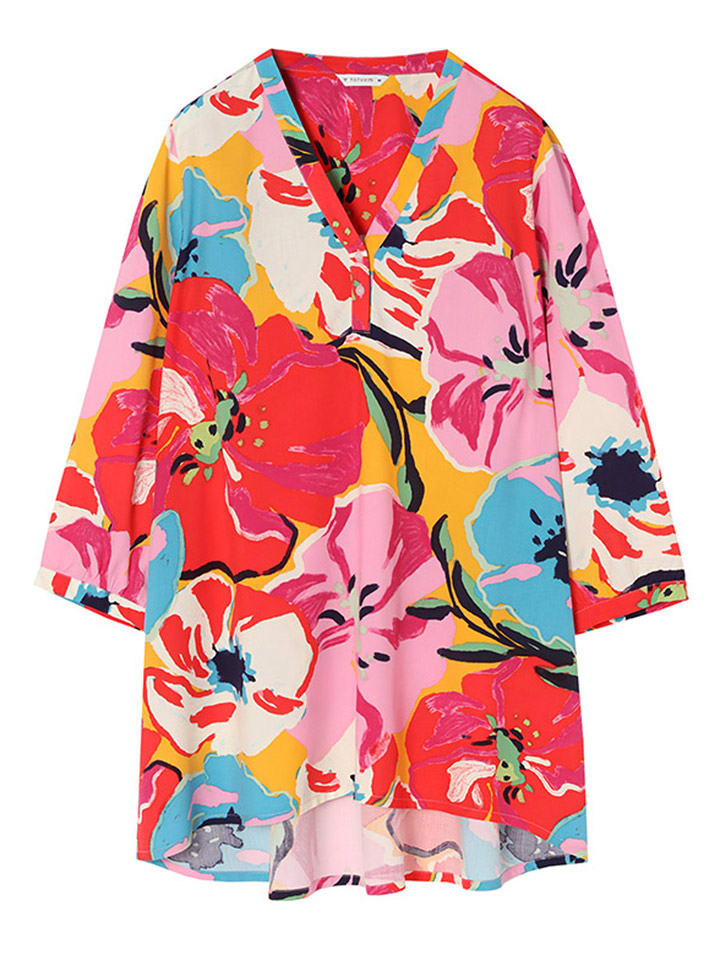 TATUUM Tunika w kolorze czerwonym ze wzorem rozmiar: 34