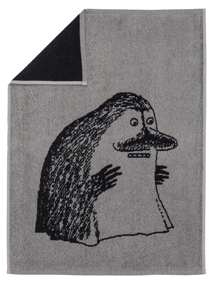 Moomin Ręcznik "The Groke" w kolorze szarym do rąk - 70 x 50 cm rozmiar: onesize