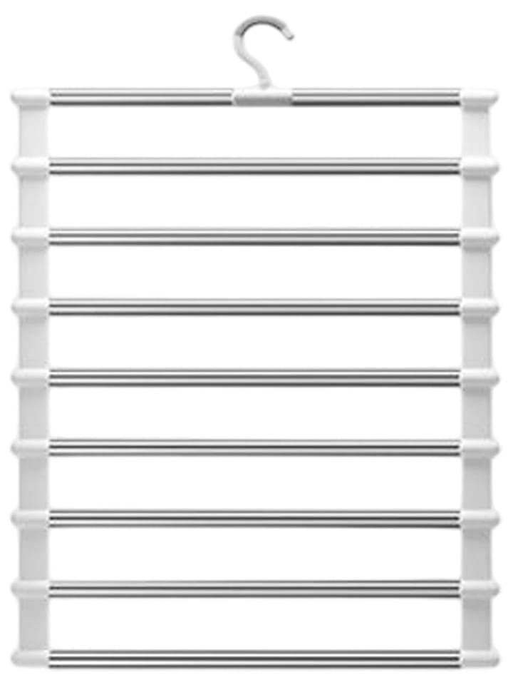 Joybos Wieszak w kolorze srebrno-białym na ubrania - 36 x 62 cm rozmiar: onesize