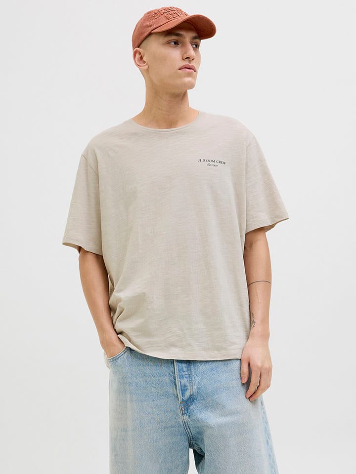 Jack & Jones Koszulka w kolorze beżowym rozmiar: XL