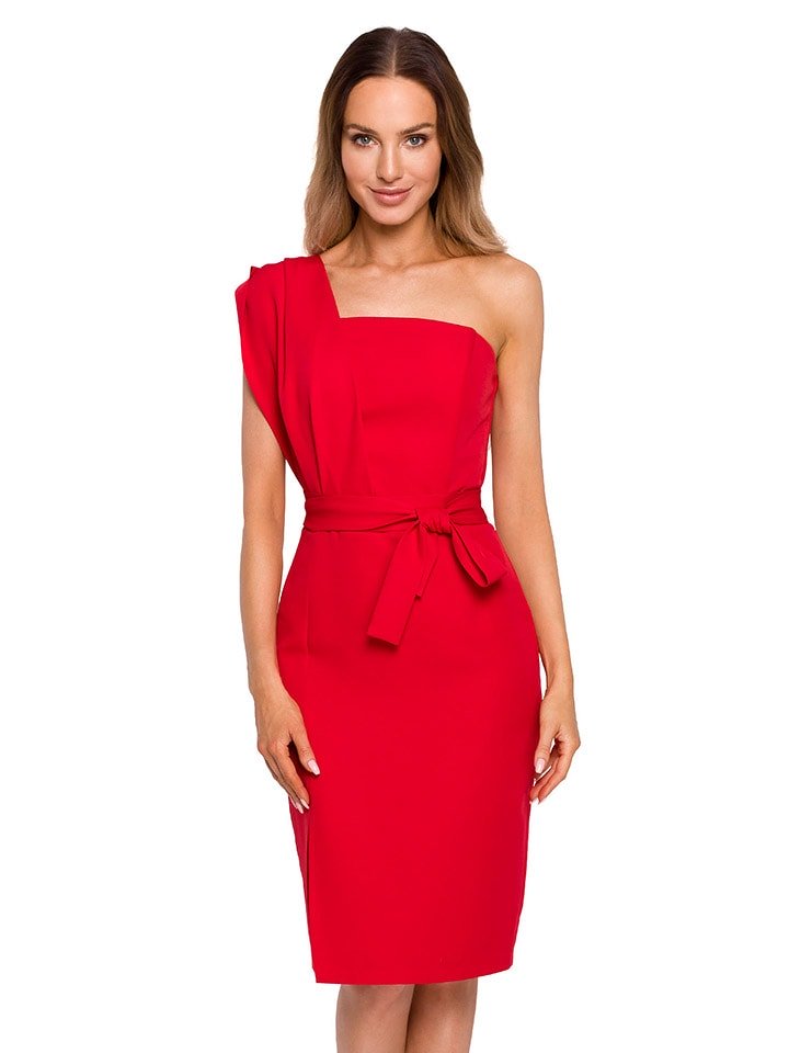 made of emotion Sukienka w kolorze czerwonym rozmiar: S