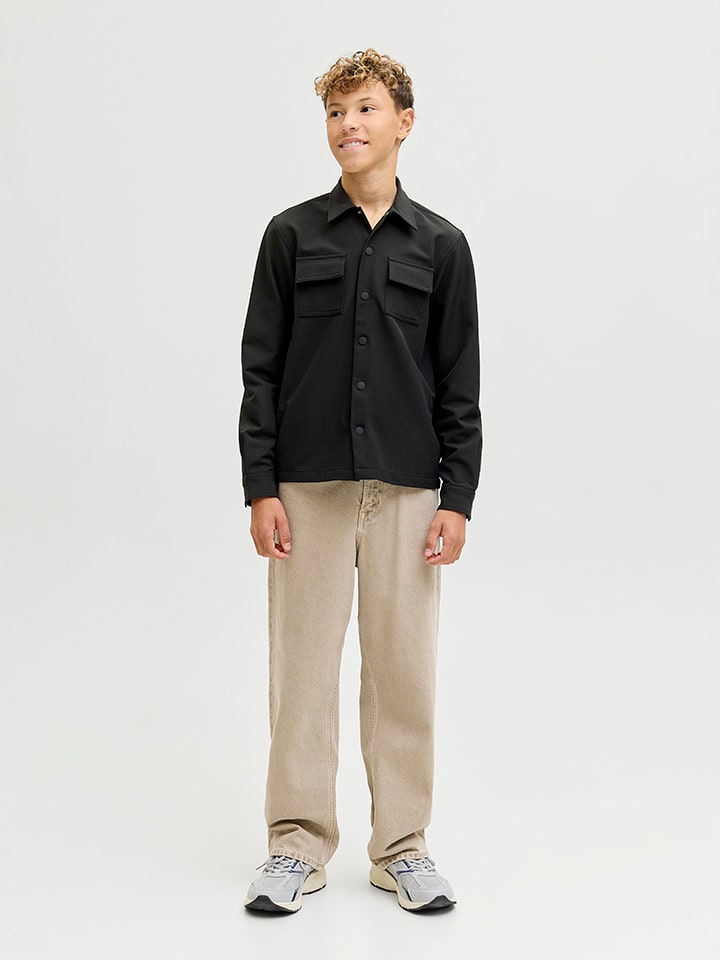 JACK & JONES Junior Koszula w kolorze czarnym rozmiar: 152