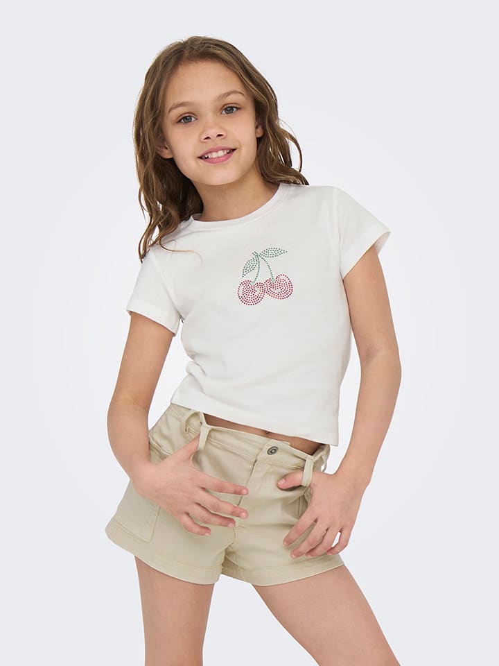 KIDS ONLY Koszulka "Kira" w kolorze białym rozmiar: 158/164